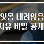 잇몸 내려앉음 치유 비밀 공개!