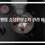 저혈압 증상원인수치 관리 비밀 공개!
