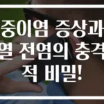 중이염 증상과 열 전염의 충격적 비밀!