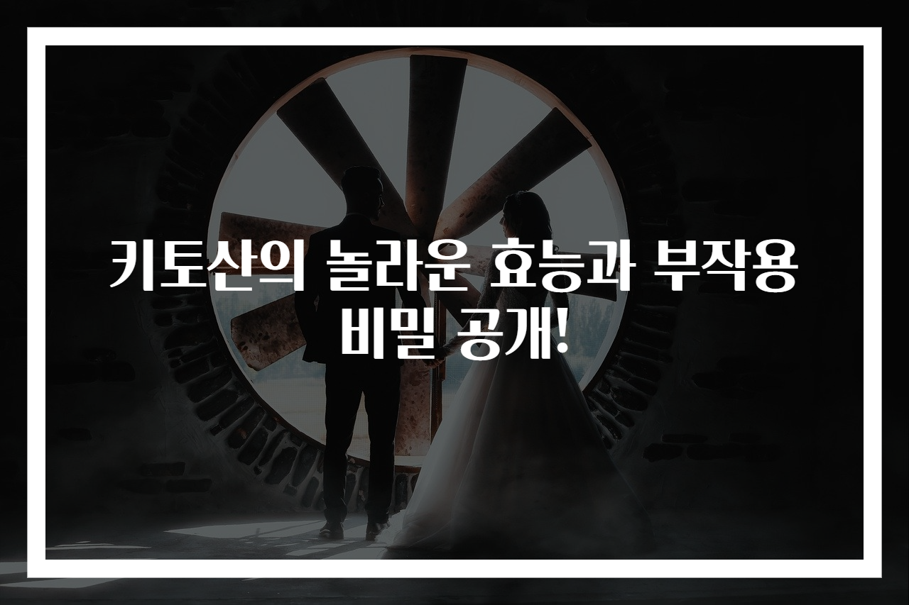 키토산의 놀라운 효능과 부작용 비밀 공개!