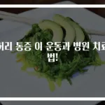 허리 통증 이 운동과 병원 치료법!