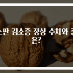 혈소판 감소증 정상 수치와 증상은?