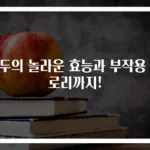 호두의 놀라운 효능과 부작용 칼로리까지!