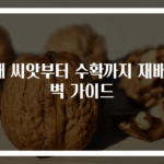 궁채 씨앗부터 수확까지 재배 완벽 가이드