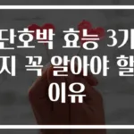 단호박 효능 3가지 꼭 알아야 할 이유