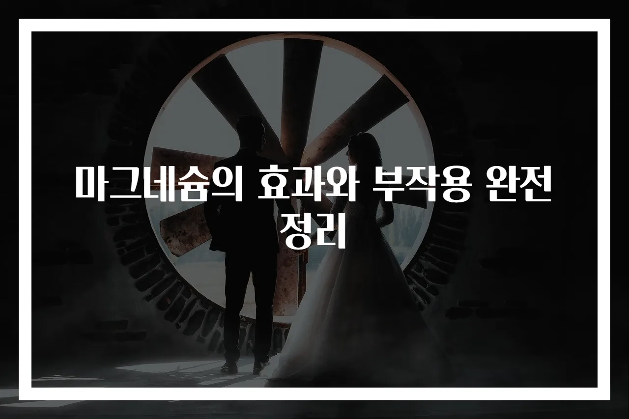 마그네슘의 효과와 부작용 완전 정리