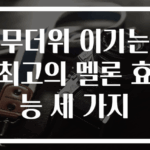 무더위 이기는 최고의 멜론 효능 세 가지