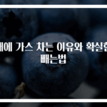 배에 가스 차는 이유와 확실한 빼는법