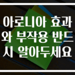 아로니아 효과와 부작용 반드시 알아두세요