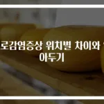 요로감염증상 위치별 차이와 알아두기