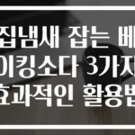 집냄새 잡는 베이킹소다 3가지 효과적인 활용법