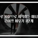 하루 10분으로 시작하는 미니멀라이프 비우기 3단계