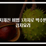 감자채전 비법 3가지로 박수받는 감자요리