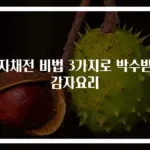 감자채전 비법 3가지로 박수받는 감자요리