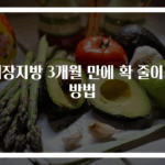 내장지방 3개월 만에 확 줄이는 방법