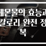 레몬물의 효능과 칼로리 완전 정복