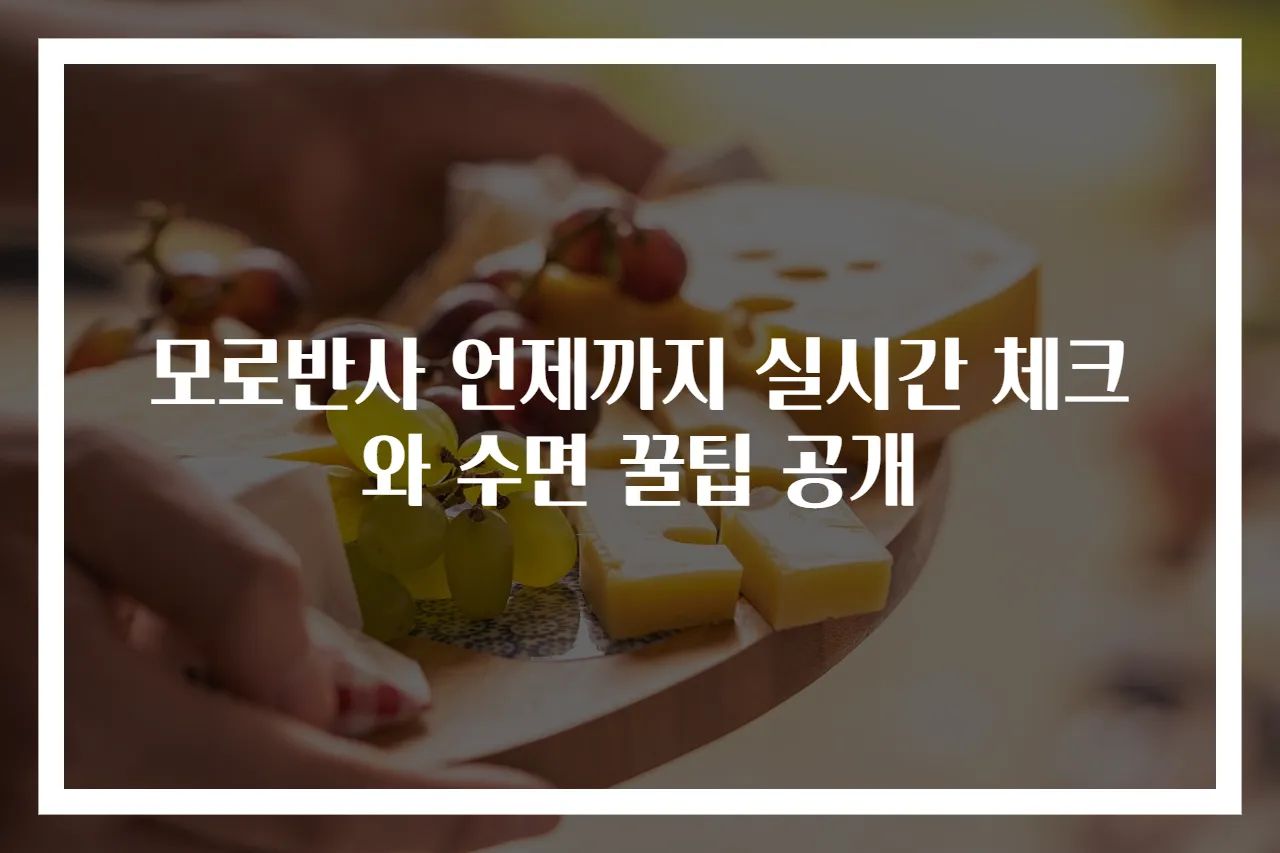 모로반사 언제까지 실시간 체크와 수면 꿀팁 공개