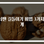 무쇠팬 길들이기 비법 3가지 공개