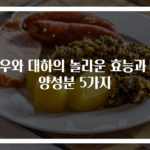 새우와 대하의 놀라운 효능과 영양성분 5가지