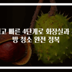 쉽고 빠른 4단계로 화장실과 주방 청소 완전 정복
