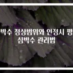 심박수 정상범위와 안정시 평균심박수 관리법