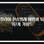 아랄리아 흰솜벌레 예방과 퇴치 3단계 가이드