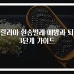 아랄리아 흰솜벌레 예방과 퇴치 3단계 가이드