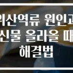 위산역류 원인과 신물 올라올 때 해결법