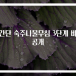 초간단 숙주나물무침 3단계 비법 공개