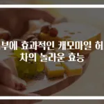 피부에 효과적인 캐모마일 허브 차의 놀라운 효능