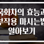국화차의 효능과 부작용 마시는법 알아보기