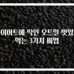 다이어트에 딱인 오트밀 맛있게 먹는 3가지 비법