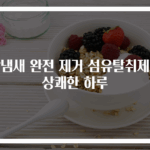 땀냄새 완전 제거 섬유탈취제로 상쾌한 하루