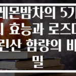 레몬밤차의 5가지 효능과 로즈마린산 함량의 비밀