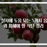 물 설사에 도움 되는 5가지 음식과 피해야 할 식단 정리