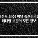 임산부 필수! 막달 출산준비와 제대혈 보관의 모든 정보