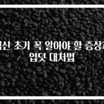 임신 초기 꼭 알아야 할 증상과 입덧 대처법