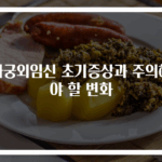 자궁외임신 초기증상과 주의해야 할 변화