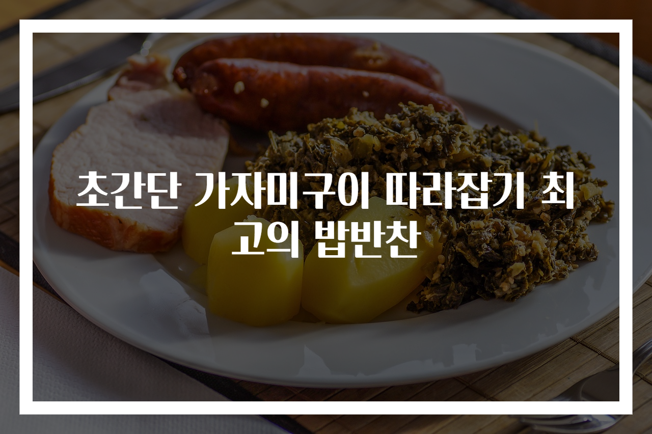 초간단 가자미구이 따라잡기 최고의 밥반찬