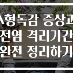 A형독감 증상과 전염 격리기간 완전 정리하기