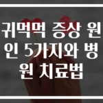 귀먹먹 증상 원인 5가지와 병원 치료법