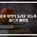 땅콩과 새싹의 놀라운 효능과 알레르기 예방법