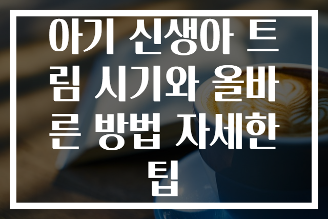 아기 신생아 트림 시기와 올바른 방법 자세한 팁