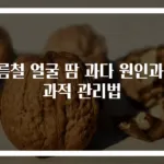 여름철 얼굴 땀 과다 원인과 효과적 관리법