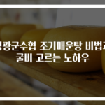 영광군수협 조기매운탕 비법과 굴비 고르는 노하우