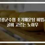 영광군수협 조기매운탕 비법과 굴비 고르는 노하우