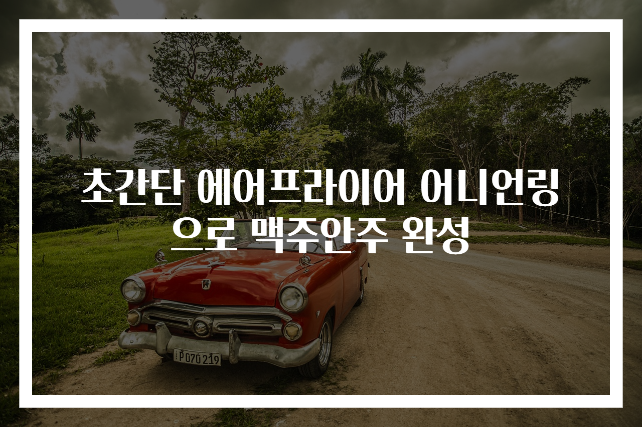 초간단 에어프라이어 어니언링으로 맥주안주 완성