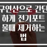 구연산으로 간단하게 전기포트 물때 제거하는 법