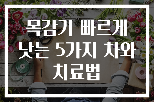 목감기 빠르게 낫는 5가지 차와 치료법