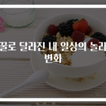 벌꿀로 달라진 내 일상의 놀라운 변화